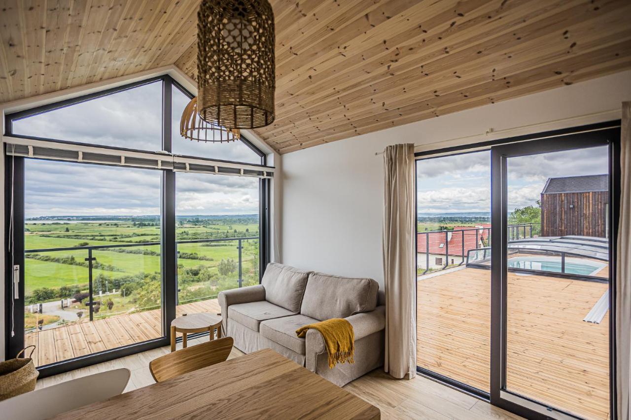 Nowe Domki Deluxe Z Widokiem Na Zatoke Z Basenem I Sauna Oslonino ภายนอก รูปภาพ