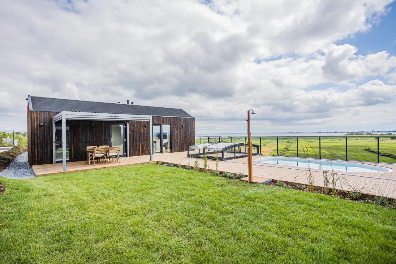 Nowe Domki Deluxe Z Widokiem Na Zatoke Z Basenem I Sauna Oslonino ภายนอก รูปภาพ
