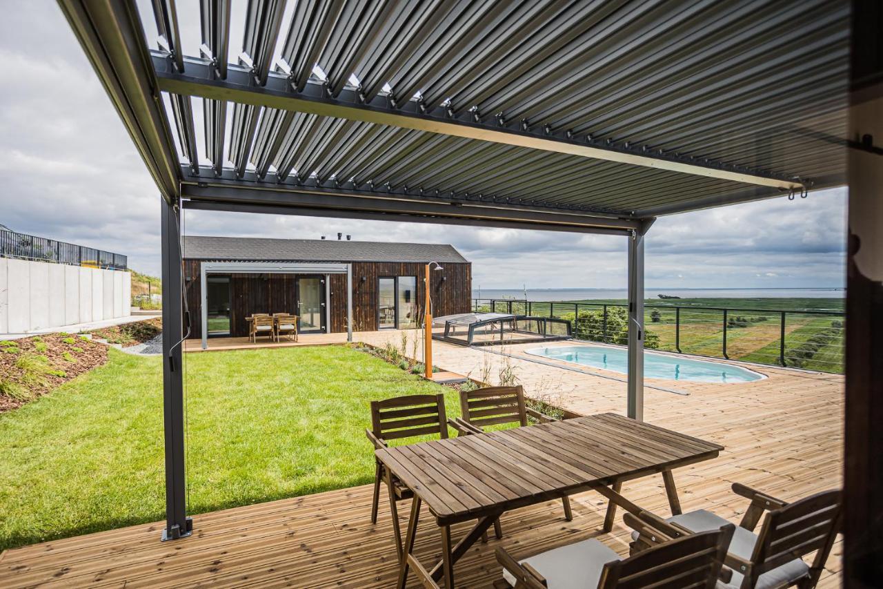 Nowe Domki Deluxe Z Widokiem Na Zatoke Z Basenem I Sauna Oslonino ภายนอก รูปภาพ